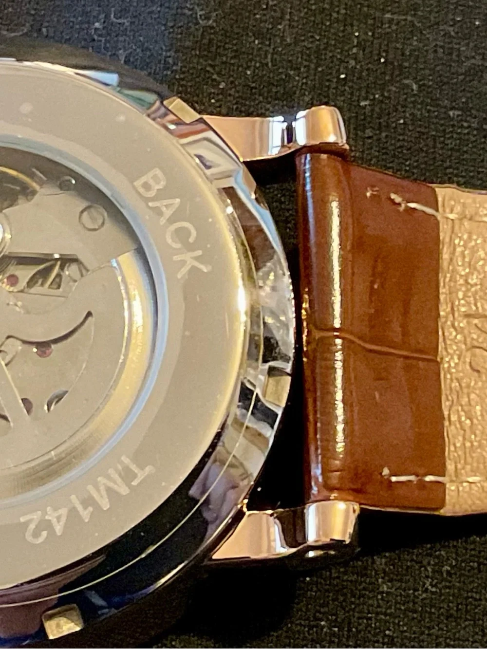 NIB AUTOMATIC Forsining Gold and Cream Dress Watch